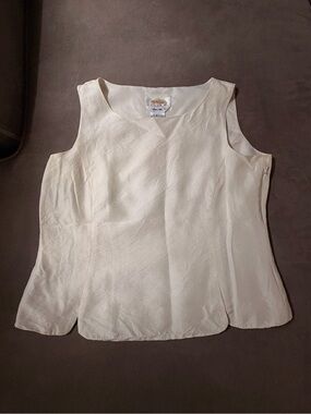 Talbots Pearl Silk Shell Top